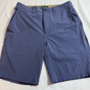 Orvis Shorts Mens size 32 Chino Classic Golf Casual Stretch Blue
